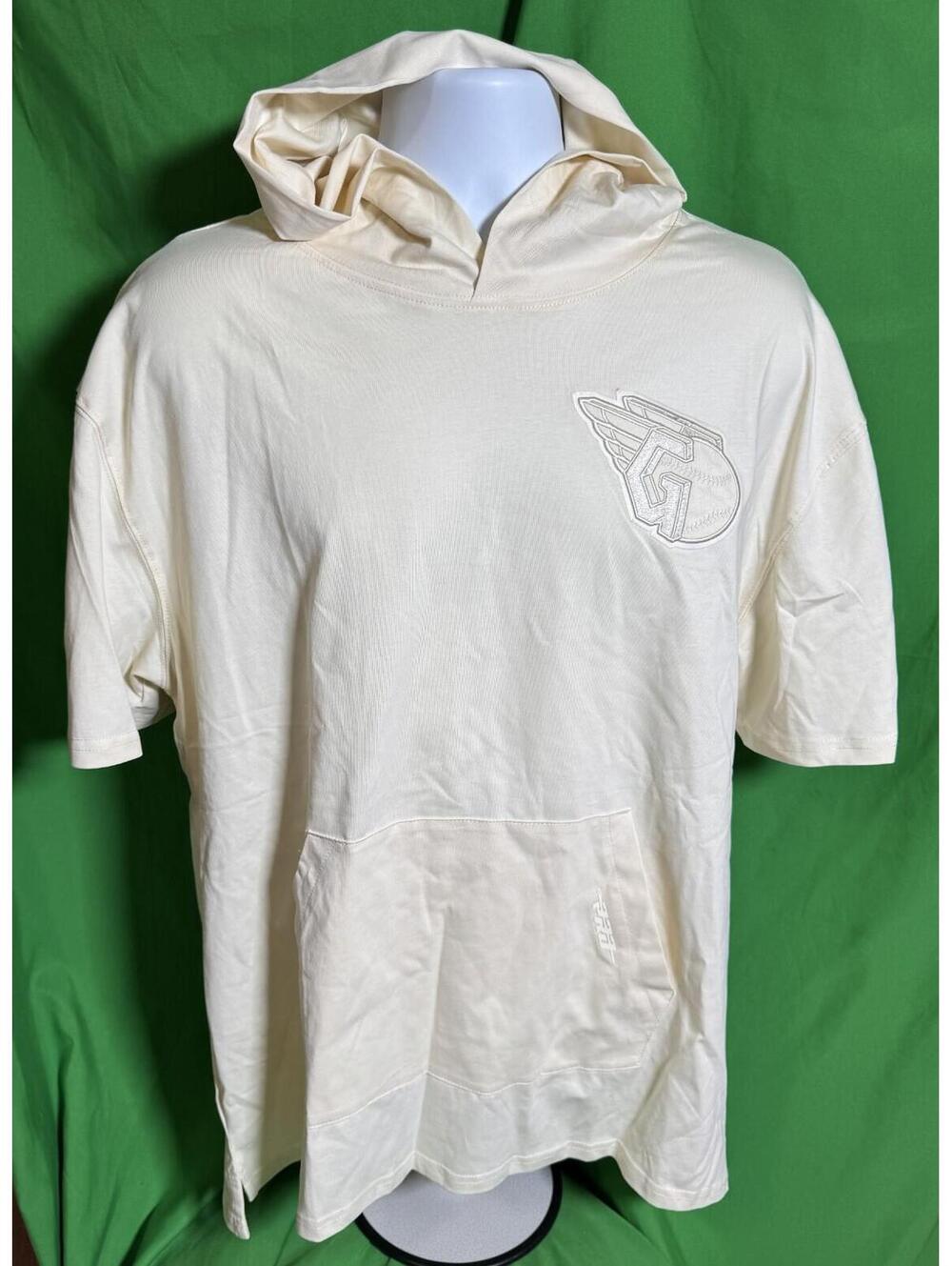 Pro Standard MLB Cleveland Guardians Neutral Pullover Hoodie Shirt Mens Size L